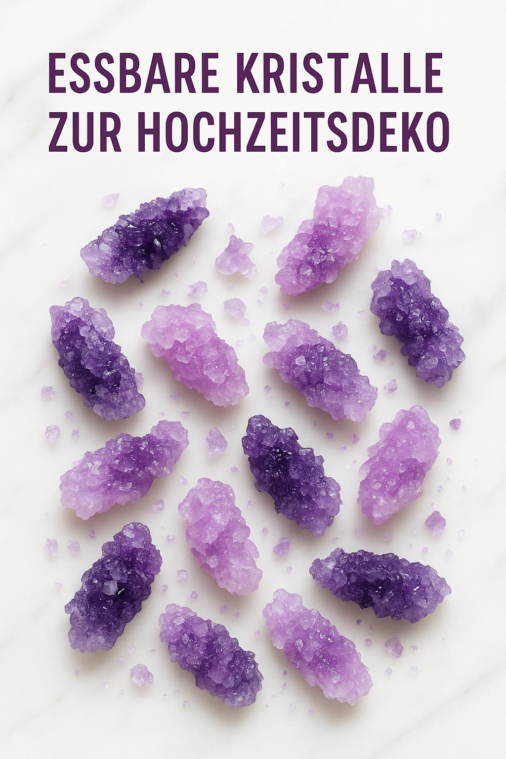 essbare kristalle selber machen, essbare kristalle rezept